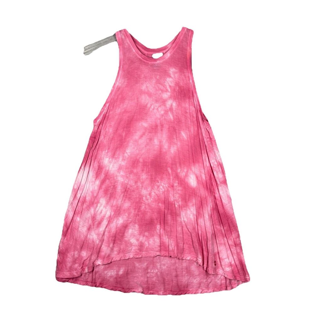 Sweaty Betty Shirt Womens Small Pink Tie Dye Easy Peazy Workout Gym Athleisure